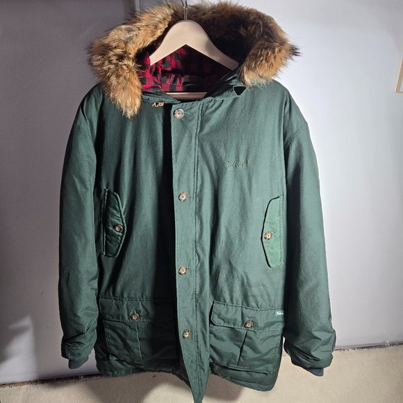 mens coyote fur parka